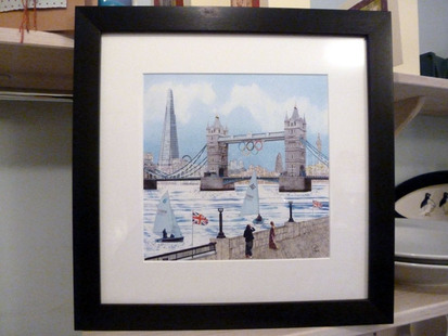 Picture of Tower Bridge, The Shard, London Eye, The Gherkin and Monument commissioned by HarlequinCF